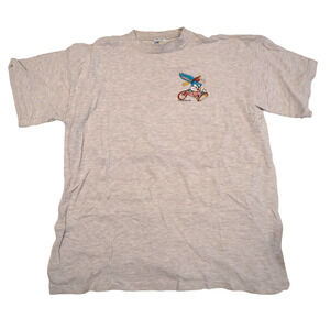 Tiny Toons Vintage 1994 White Tee Shirt large Buster Bunny single stitch